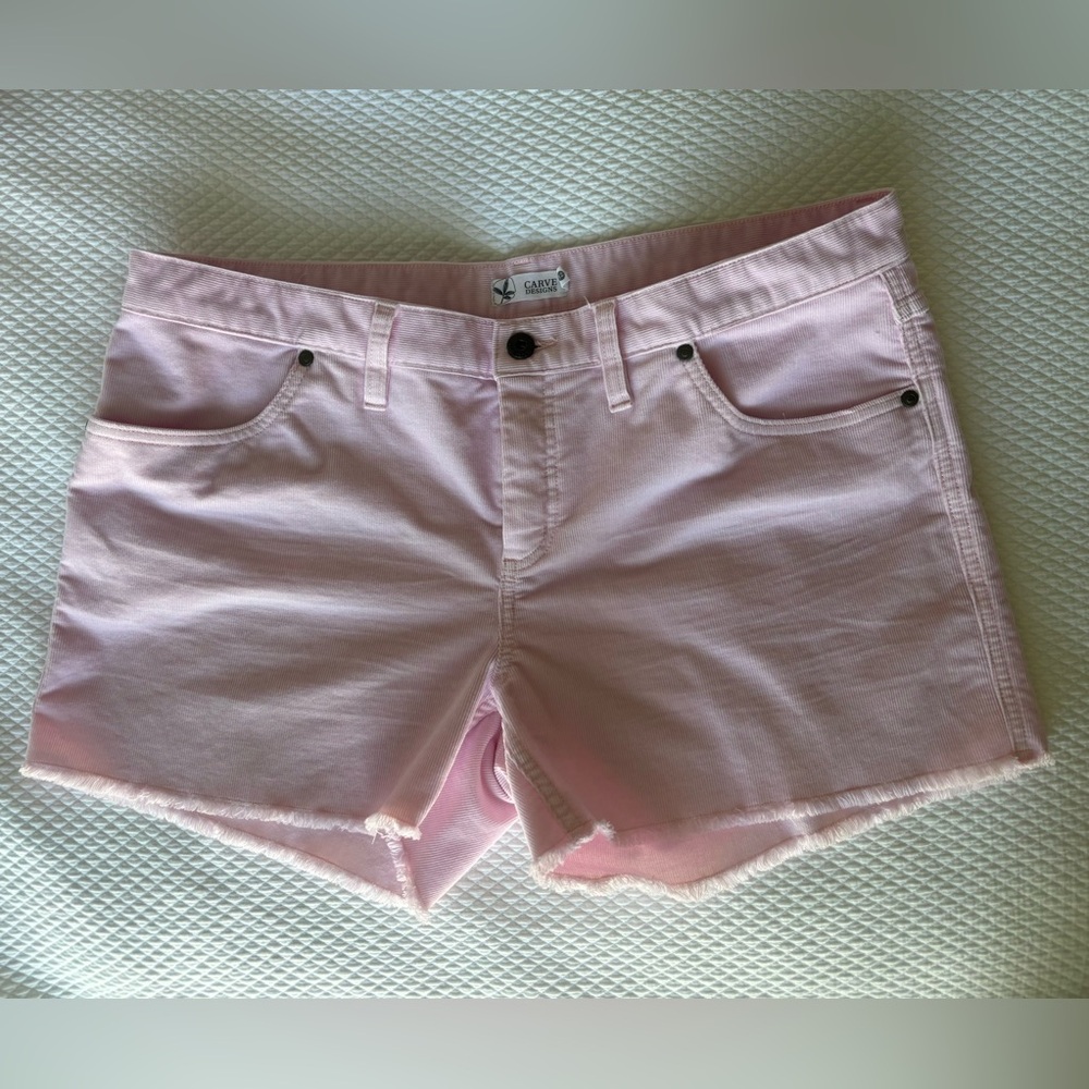 Carve Designs Pink Denim Cutoff Shorts
